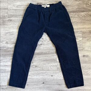 Topman Dark Blue Corduroy Pants